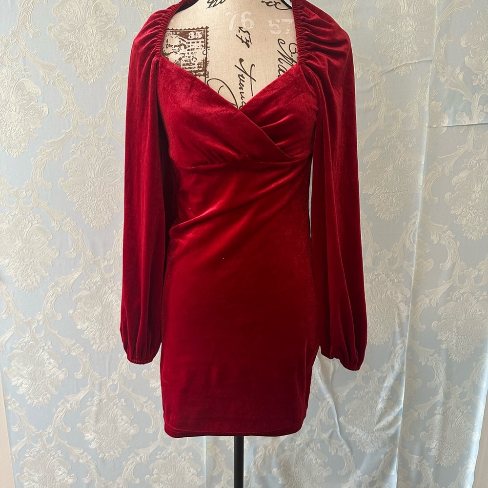 Red Velvet dress